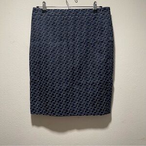 Navy Blue Plaid Women's Skirt | 4
